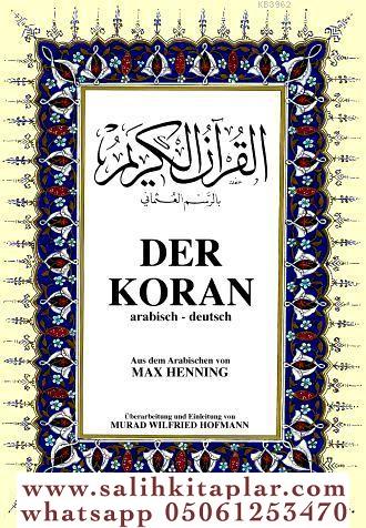 Der Koran Kuranı Kerim ve Almanca Meali