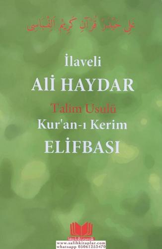 İlaveli Ali Haydar Kuranı Kerim Elifbası