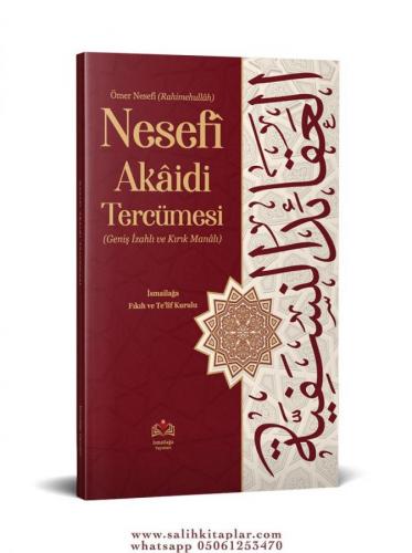 Ömer Nesefi Akaidi Tercümesi Kelime Manalı İzahlı